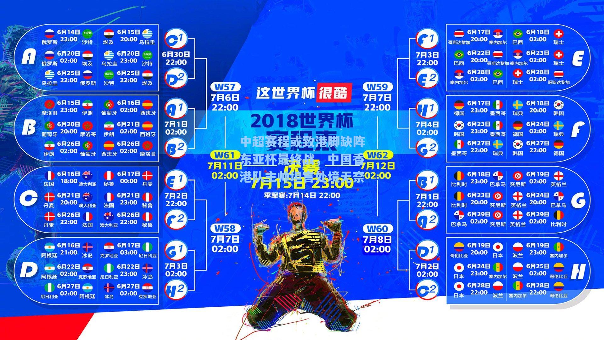 中超赛程或致港脚缺阵东亚杯最终战,中国香港队主帅坦言处境无奈